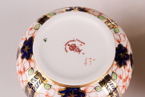 Lot 274 - A Royal Crown Derby "Old Imari"two matching...