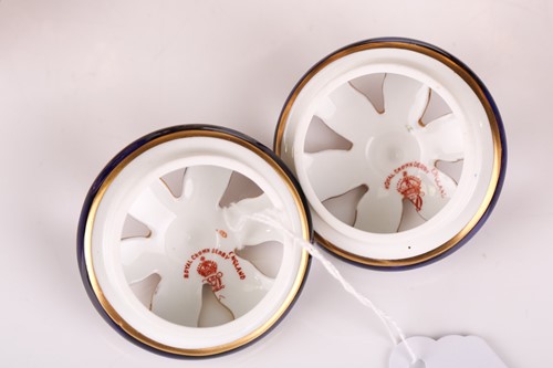 Lot 274 - A Royal Crown Derby "Old Imari"two matching...