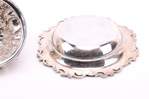 Lot 572 - A Victorian silver muffin dish, by Charles...