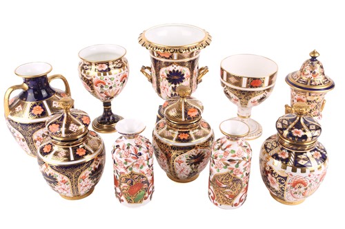 Lot 286 - A matched pair of Royal Crown Derby "Old Imari"...