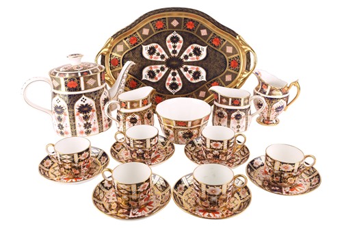 Lot 261 - A Royal Crown Derby 'Old Imari' pattern,...