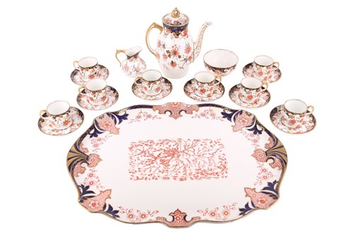 Lot 277 - A matched Royal Crown Derby "Imari 9259"...