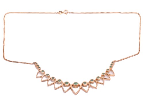 Lot 143 - Gucci. A Boule chain bracelet with a T bar...