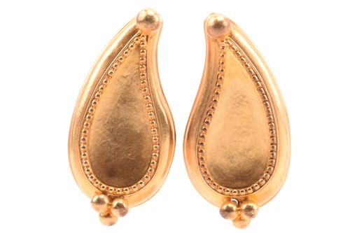 Lot 294 - Ilias Lalaounis - a pair of clip-on earrings,...