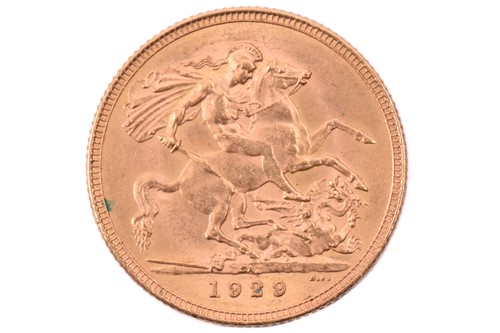 Lot 374 - A George V Full Sovereign, South Africa, 1929,...