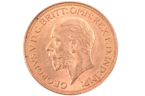 Lot 374 - A George V Full Sovereign, South Africa, 1929,...