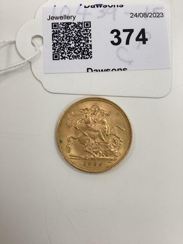 Lot 374 - A George V Full Sovereign, South Africa, 1929,...