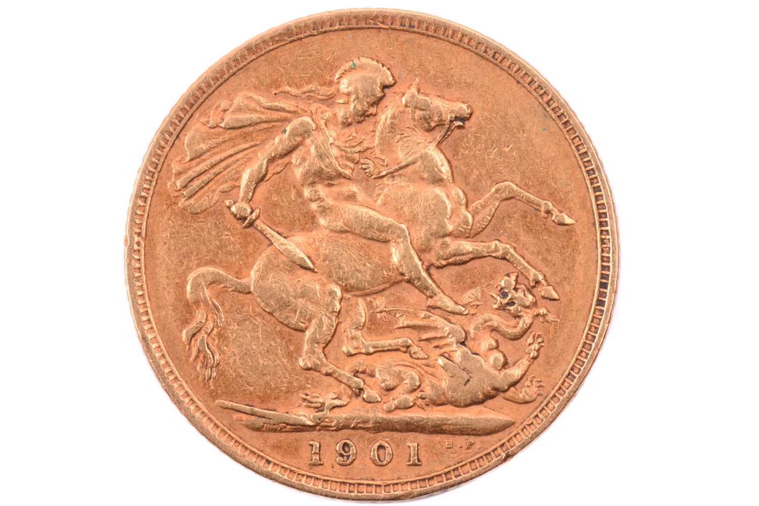 Lot 380 - A Queen Victoria Full Sovereign, 1901, St...