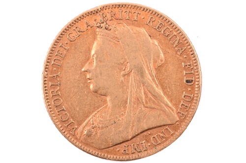 Lot 380 - A Queen Victoria Full Sovereign, 1901, St...