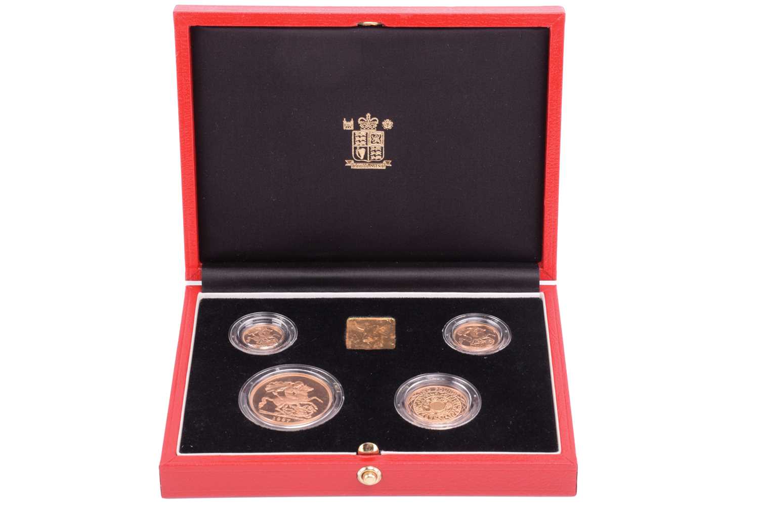 Lot 345 - A UK, gold proof, four coin, sovereign set,...