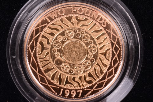 Lot 345 - A UK, gold proof, four coin, sovereign set,...