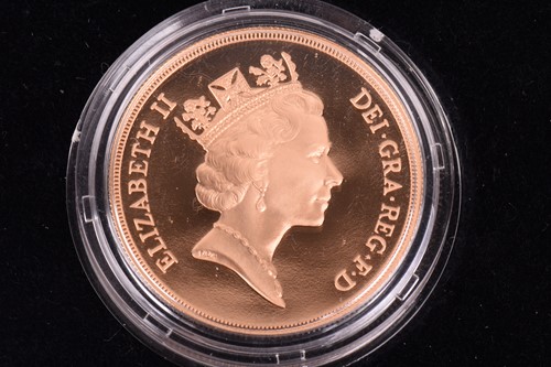 Lot 345 - A UK, gold proof, four coin, sovereign set,...