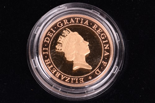 Lot 345 - A UK, gold proof, four coin, sovereign set,...