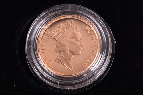 Lot 345 - A UK, gold proof, four coin, sovereign set,...