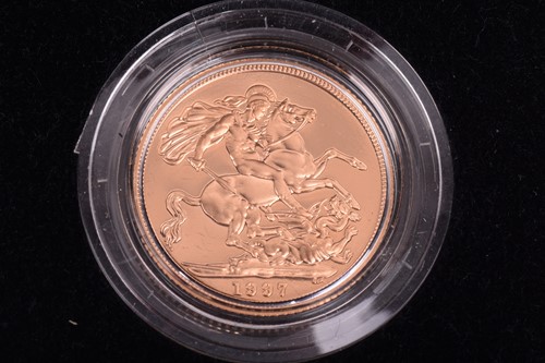 Lot 345 - A UK, gold proof, four coin, sovereign set,...