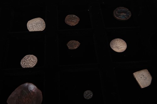 Lot 371 - Famous, silver, four coin collection,...