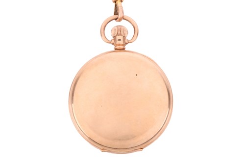 Lot 449 - An Omega open-face pocket watch in 9ct gold...