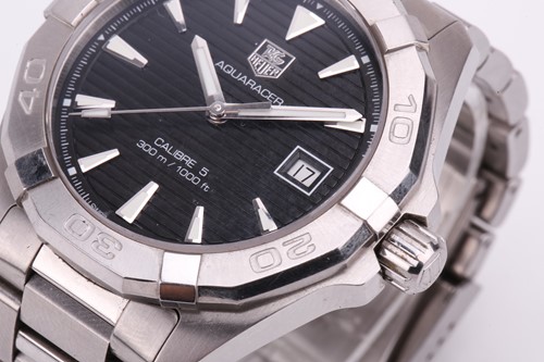 Lot 451 - A Tag Heuer Aquaracer Calibre 5 300/1000ft...