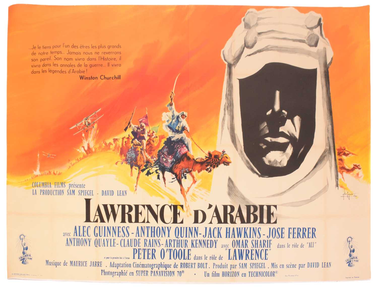 Lot 349 - An original colour 1962 film poster for...