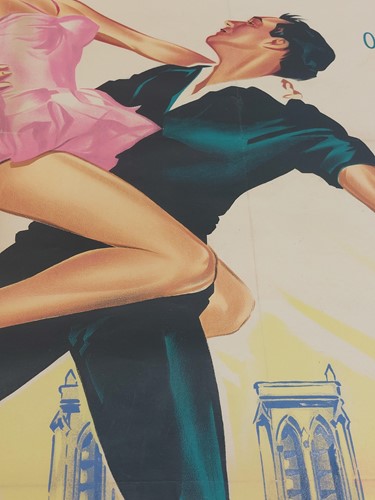 Lot 340 - An original colour 1951 film poster for 'Un...