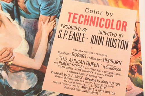 Lot 322 - An original colour 1952 film poster for 'The...