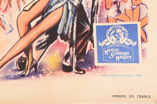 Lot 343 - An original colour 1952 film poster for...