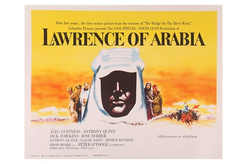 Lot 344 - 'Lawrence of Arabia', an original 1962 cinema...