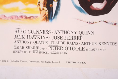 Lot 344 - 'Lawrence of Arabia', an original 1962 cinema...