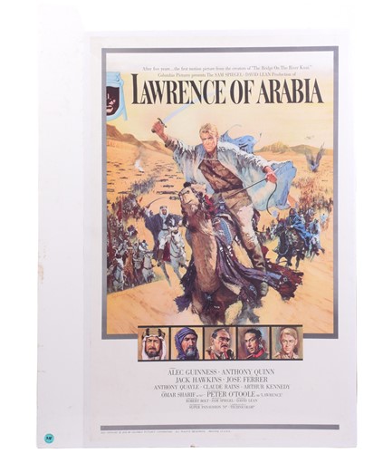 Lot 348 - Lawrence of Arabia, a US 1-sheet poster, 1963,...