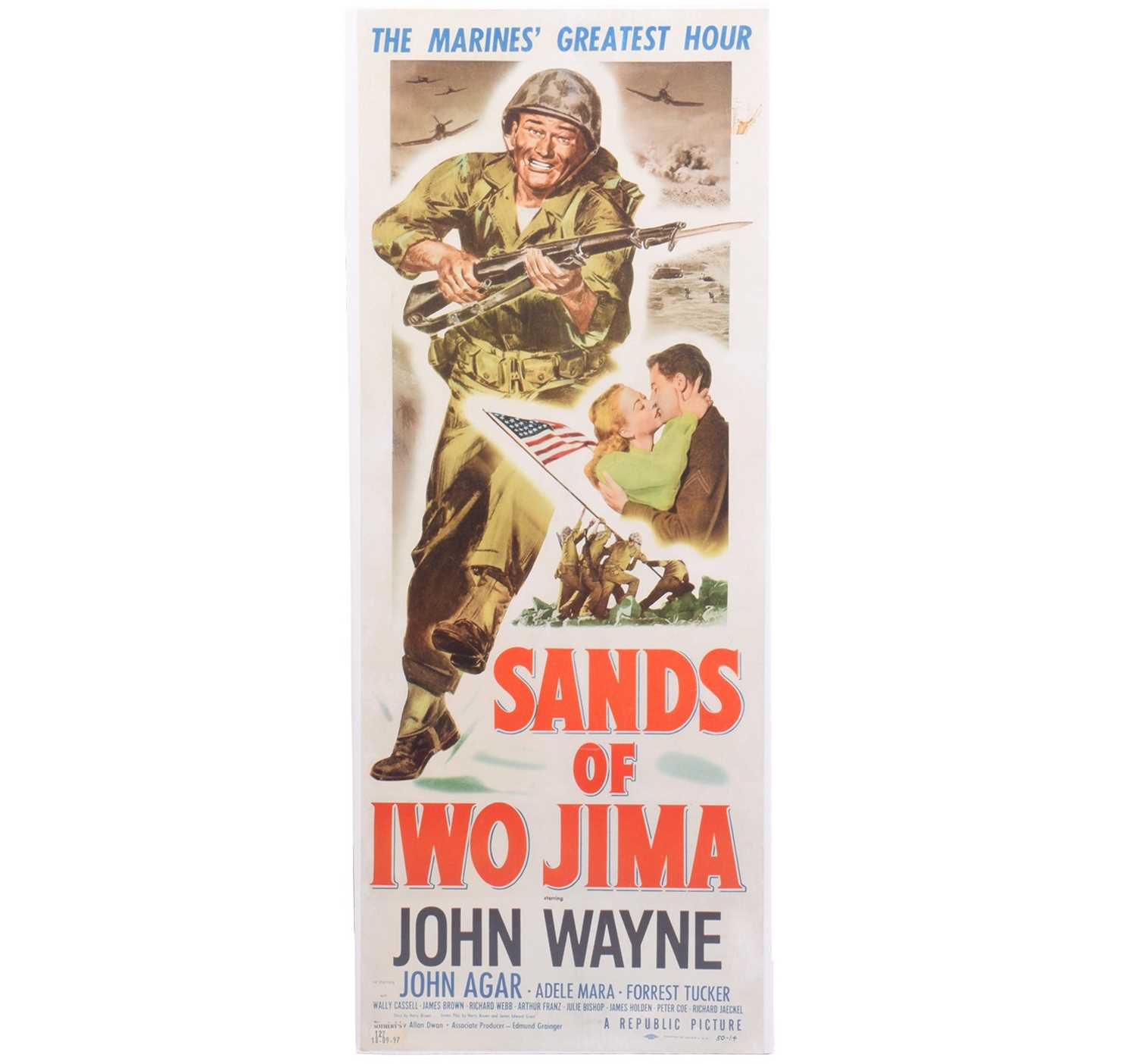 Lot 345 - 'Sands Of Iwo Jima', an original 1949 US film...