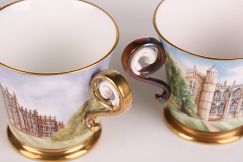Lot 217 - Two Royal Worcester porcelain for Goviers of...