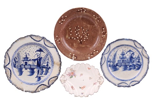 Lot 241 - A Chelsea porcelain dish, circa 1755-58, in a...