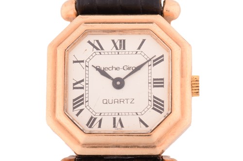 Lot 275 - A Bueche-Girod ladies 9ct quartz wristwatch...