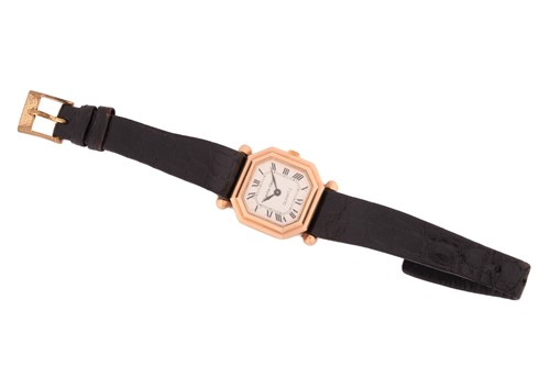 Lot 275 - A Bueche-Girod ladies 9ct quartz wristwatch...