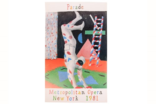 Lot 352 - A David Hockney poster for 'Parade:...