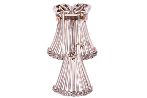Lot 41 - A French diamond-set brooch, circa 1950s-1960s,...