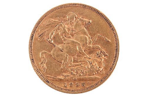 Lot 216 - A Queen Victoria full sovereign, dated 1895,...