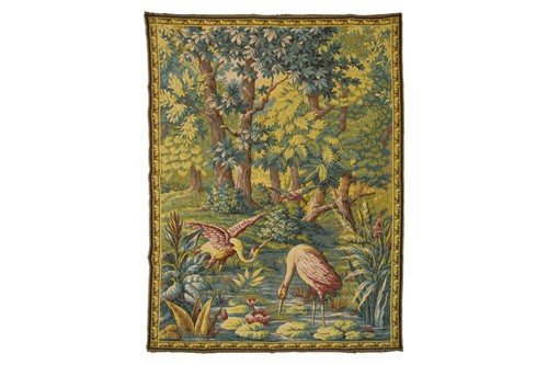 Lot 215 - A 20th-century French machine tapestry panel...