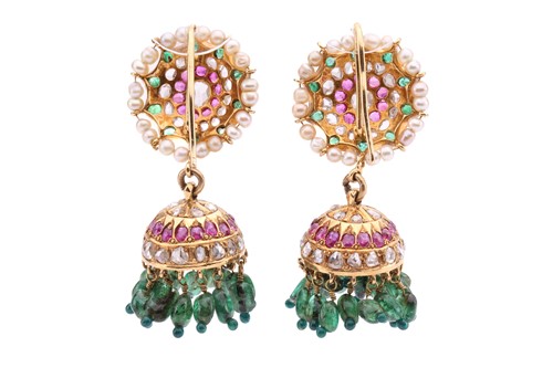 Lot 181 - Princess Nawabzadi Farrukh - a pair of Indian...