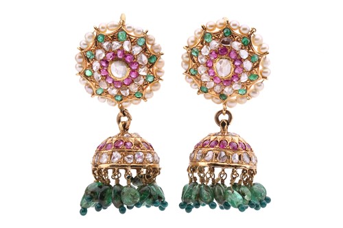 Lot 181 - Princess Nawabzadi Farrukh - a pair of Indian...