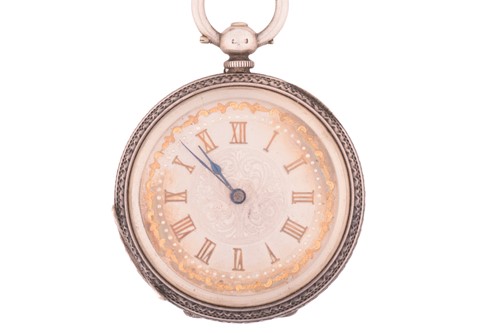 Lot 270 - A lady's 9ct cocktail watch and a silver...