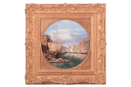 Lot 1 - James Holland RA (1799 – 1870) 'Venice after...