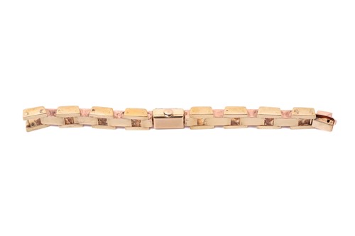 Lot 302 - A Jules Jurgensen lady's bracelet watch,...