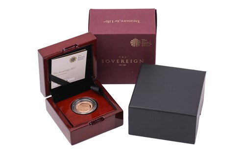 Lot 227 - An Elizabeth II full gold proof sovereign with...