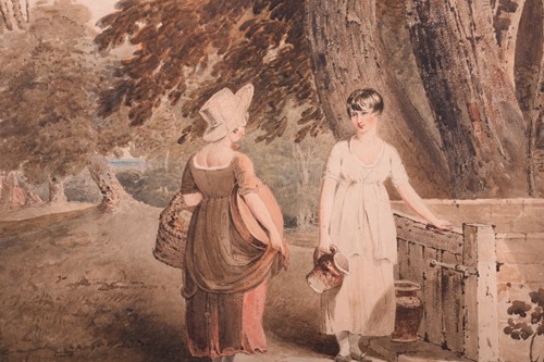 Lot 51 - Attributed to Joshua Cristall (1767-1847),...