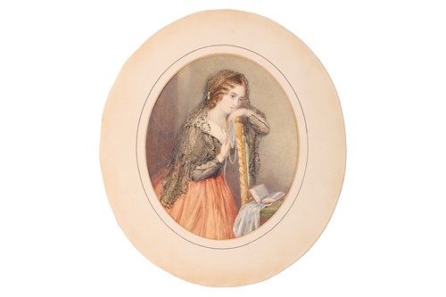 Lot 22 - Attributed to Joshua Cristall (1767-1847), a...