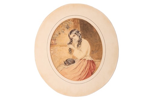 Lot 22 - Attributed to Joshua Cristall (1767-1847), a...