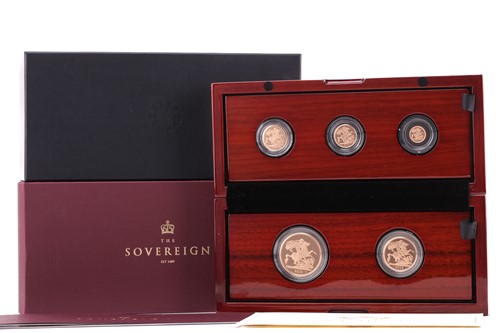 Lot 207 - The Sovereign 2018 Five-Coin Gold proof set...