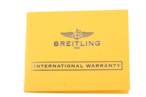 Lot 376 - A Breitling Chronomat Evolution in steel Ref:...