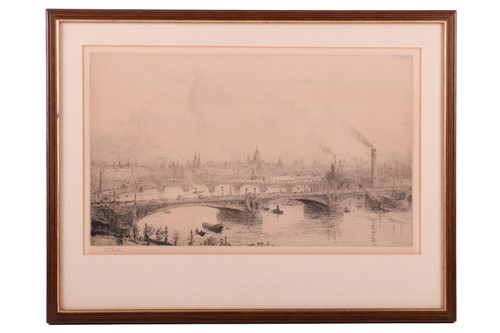 Lot 243 - William Lionel Wyllie (1851 - 1931), The River...